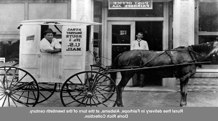Rural free delivery in Fairhope, AL at the turn of the twentieth century
